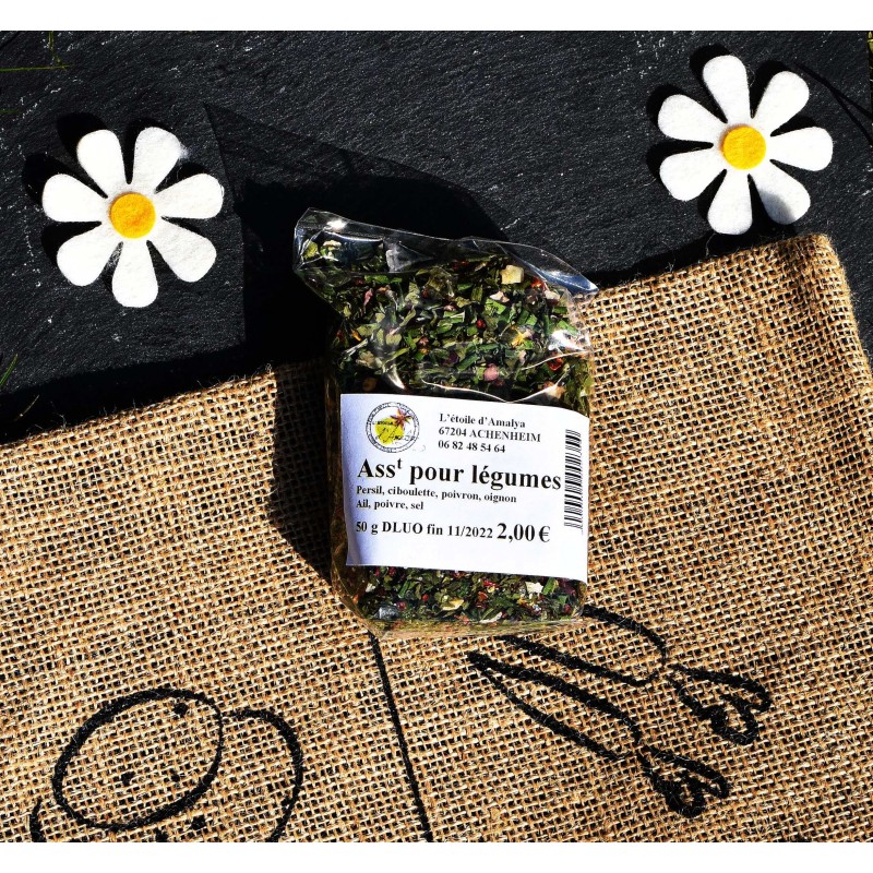 Assaisonnement pour légumes-50gr