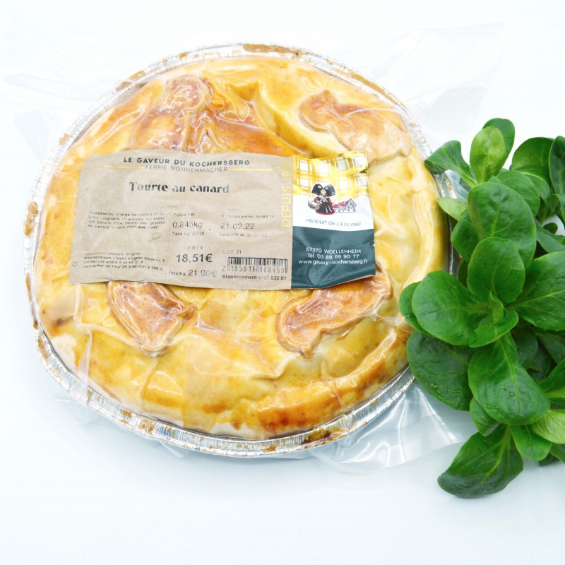 Tourte au Canard - La pièce de 800g~