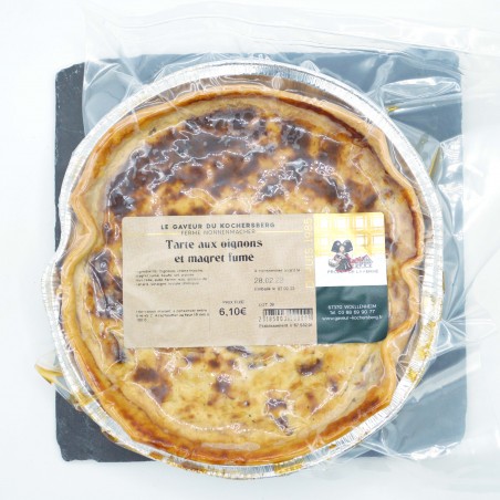 Tarte aux Oignons et Magret Fumé - La pièce de 400g