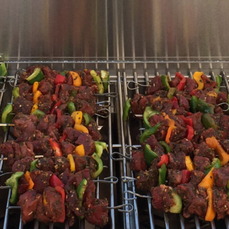 Brochettes artisanales au boeuf - 400g~