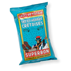 Chips sel et herbes Crétoises /135g
