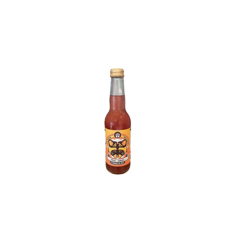 Kombucha Pêche-Sureau - 33cl