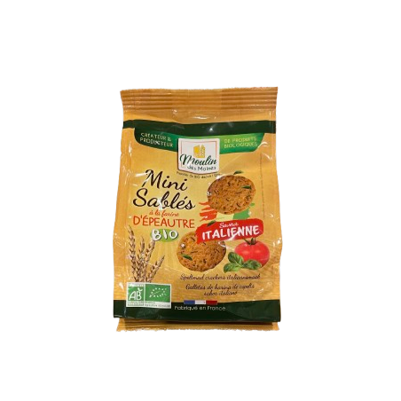 Mini sablés saveur italienne BIO - 125 g