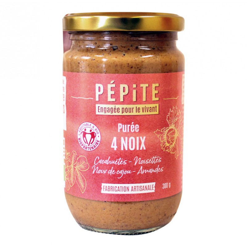 Purée aux 4 noix Bio - 650g