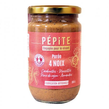 Purée aux 4 noix Bio - 650g