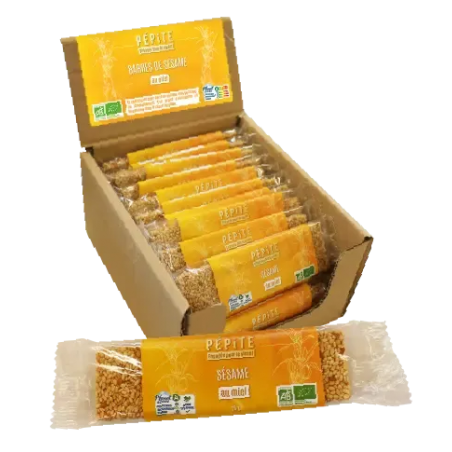 Barre de sésame au miel