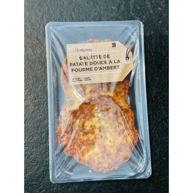 Galette Patate douce à la fourme d'Ambert - 2 Pièces