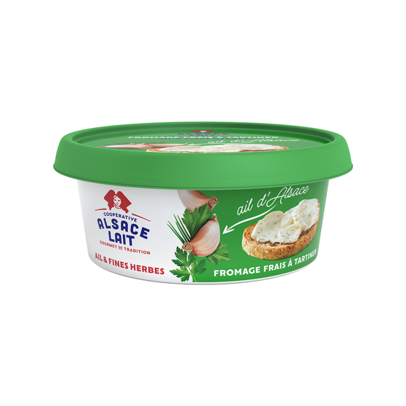 Fromage frais à tartiner ail & fines herbes