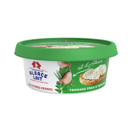 Fromage frais à tartiner ail & fines herbes