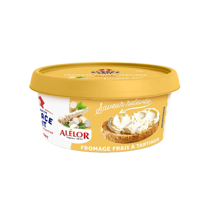 Fromage frais à tartiner au raifort