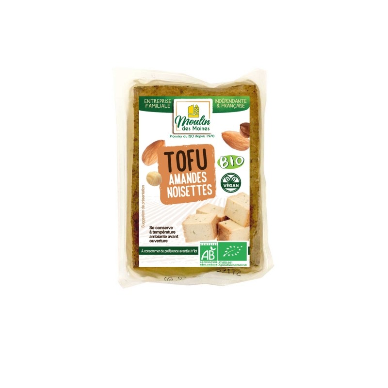 Tofu amande noisette vegan bio