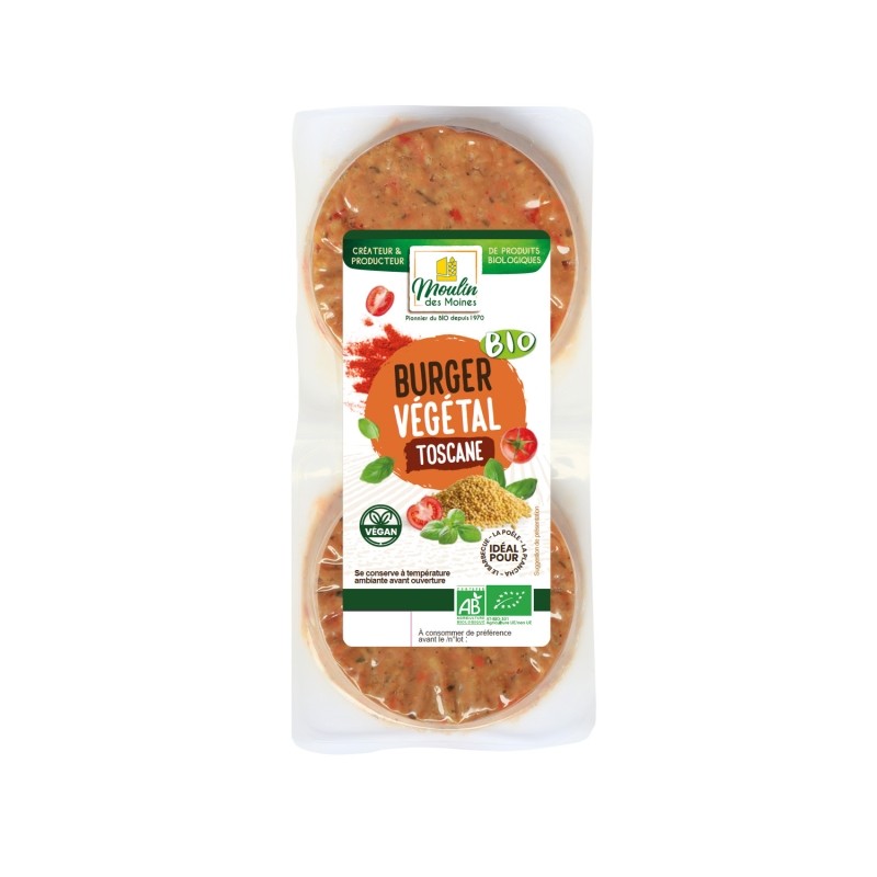 Burger végétal toscane - vegan bio